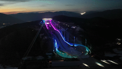 衛(wèi)星見證，這里如何變身“冬奧小城”