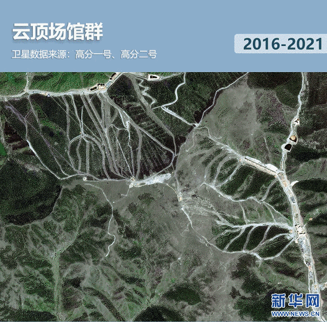 衛(wèi)星見證，這里如何變身“冬奧小城”