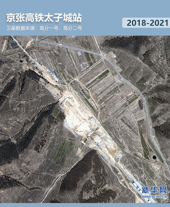 衛(wèi)星見證，這里如何變身“冬奧小城”