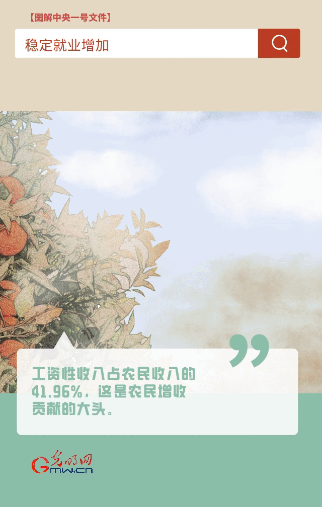 【圖解中央一號文件】“動”漫海報(bào)丨今年如何讓農(nóng)民的“錢袋子”鼓起來？
