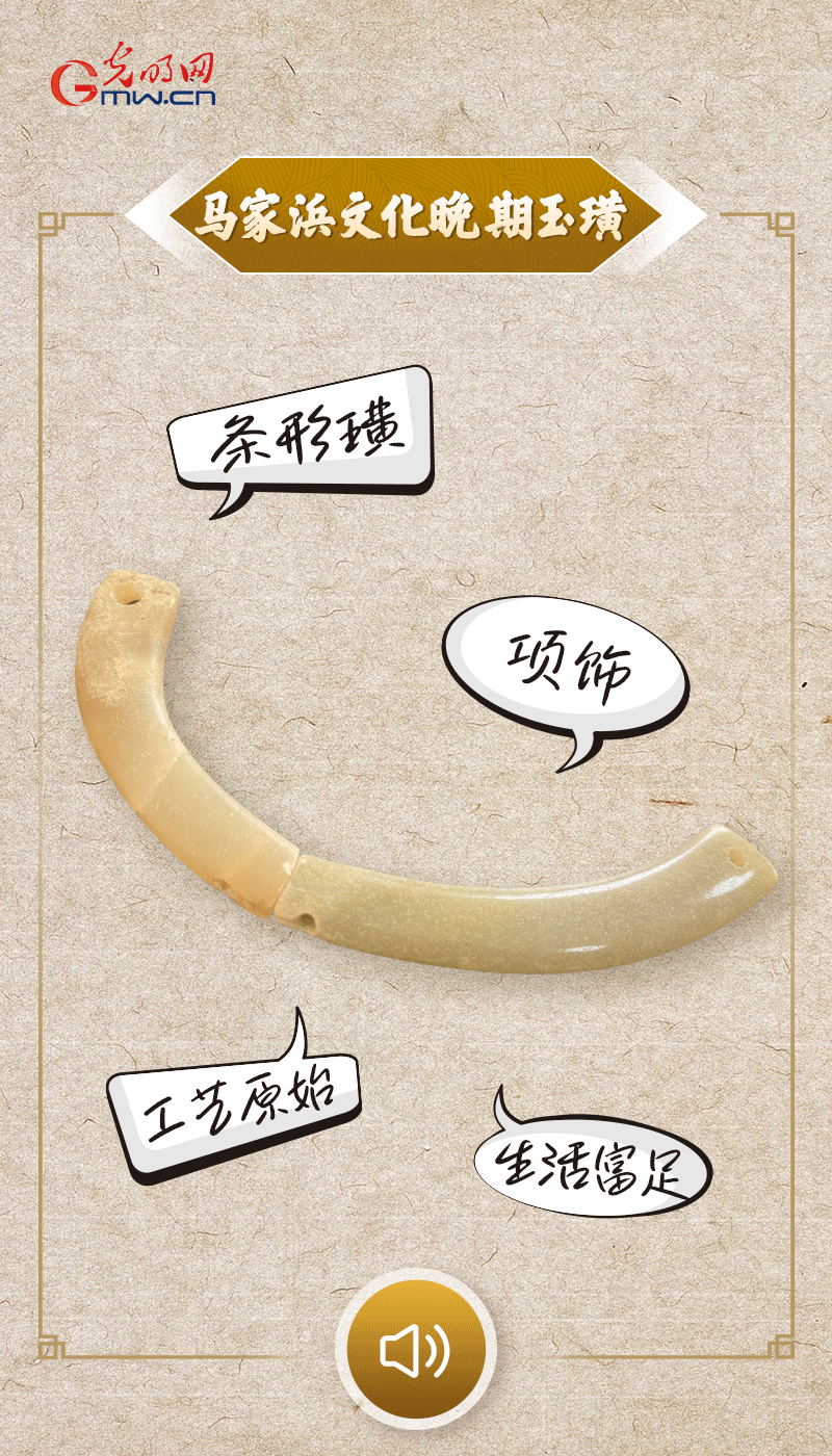 “文物會說話”有聲海報｜千年首飾光澤熠熠，映照先民富足生活