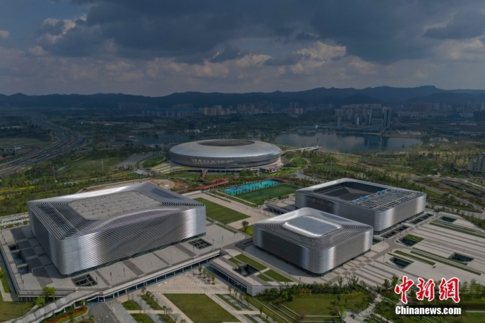 資料圖：航拍成都大運會主場館。<a target='_blank' href='/' _fcksavedurl='/'><p  align=