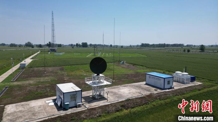 航拍壽縣國家氣候觀測臺。　祝亮 攝