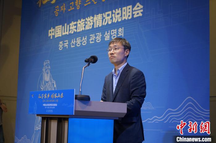 首爾市政府觀光體育局局長金英渙致辭?！⑿?攝