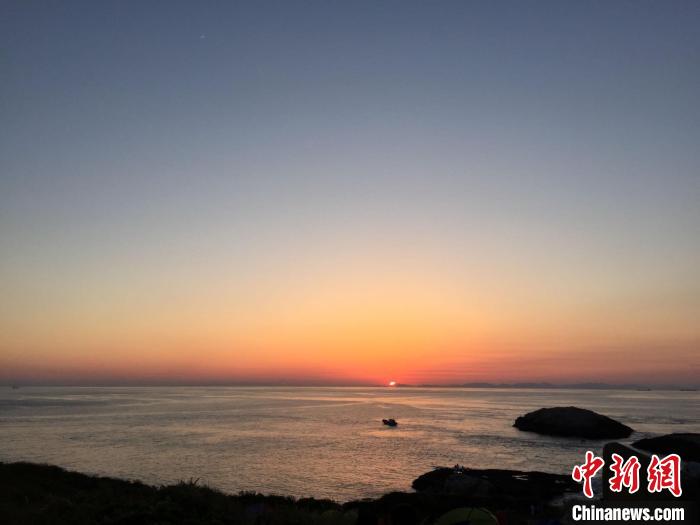 浙江海域一景。　林波 攝