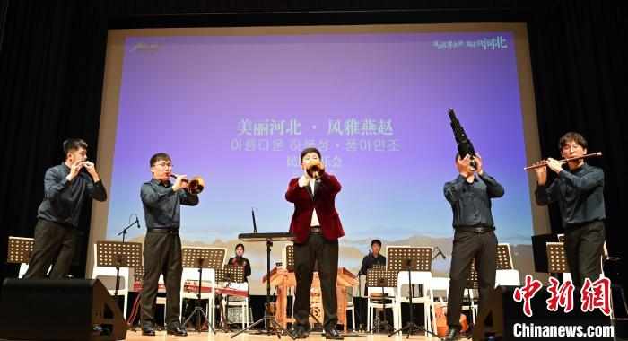 圖為音樂會(huì)現(xiàn)場(chǎng)?！∈谞栔袊幕行墓﹫D