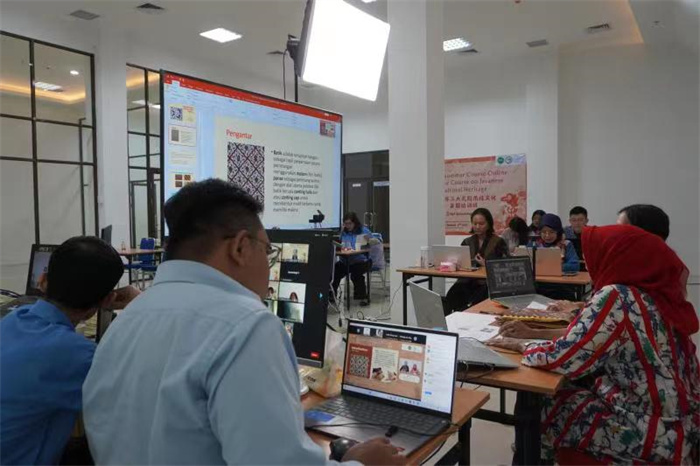 活動(dòng)現(xiàn)場(chǎng)。供圖：印尼三一一大學(xué)孔子學(xué)院