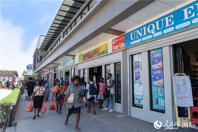 2023年9月12日，所羅門群島首都霍尼亞拉街景。人民網(wǎng) 賀吉攝