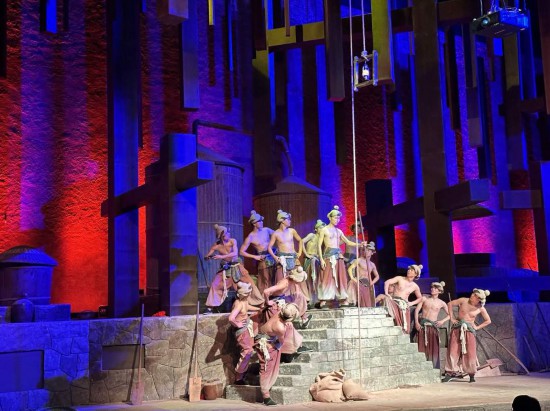 　　《天釀》演出場景。本報記者劉書文攝