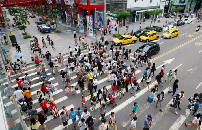 圖為信義商圈。圖片來源：臺灣“中時新聞網”。