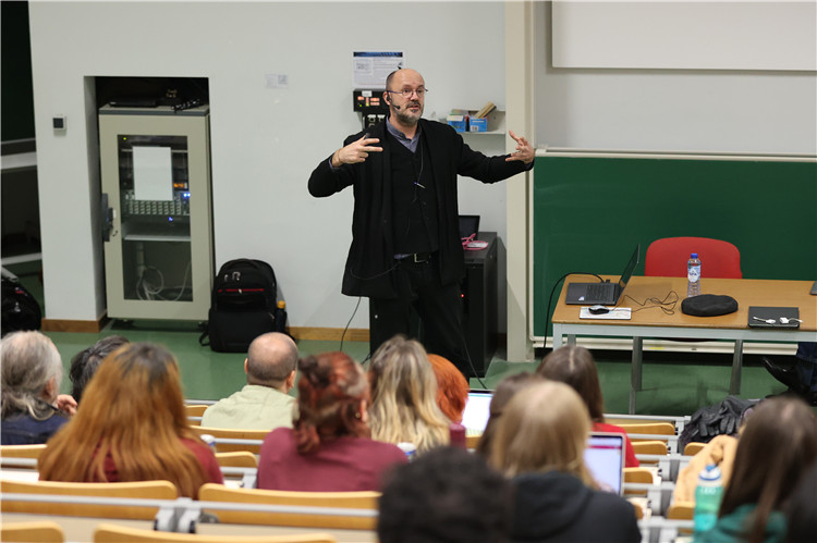 圖為講座現(xiàn)場。布魯塞爾中國文化中心供圖