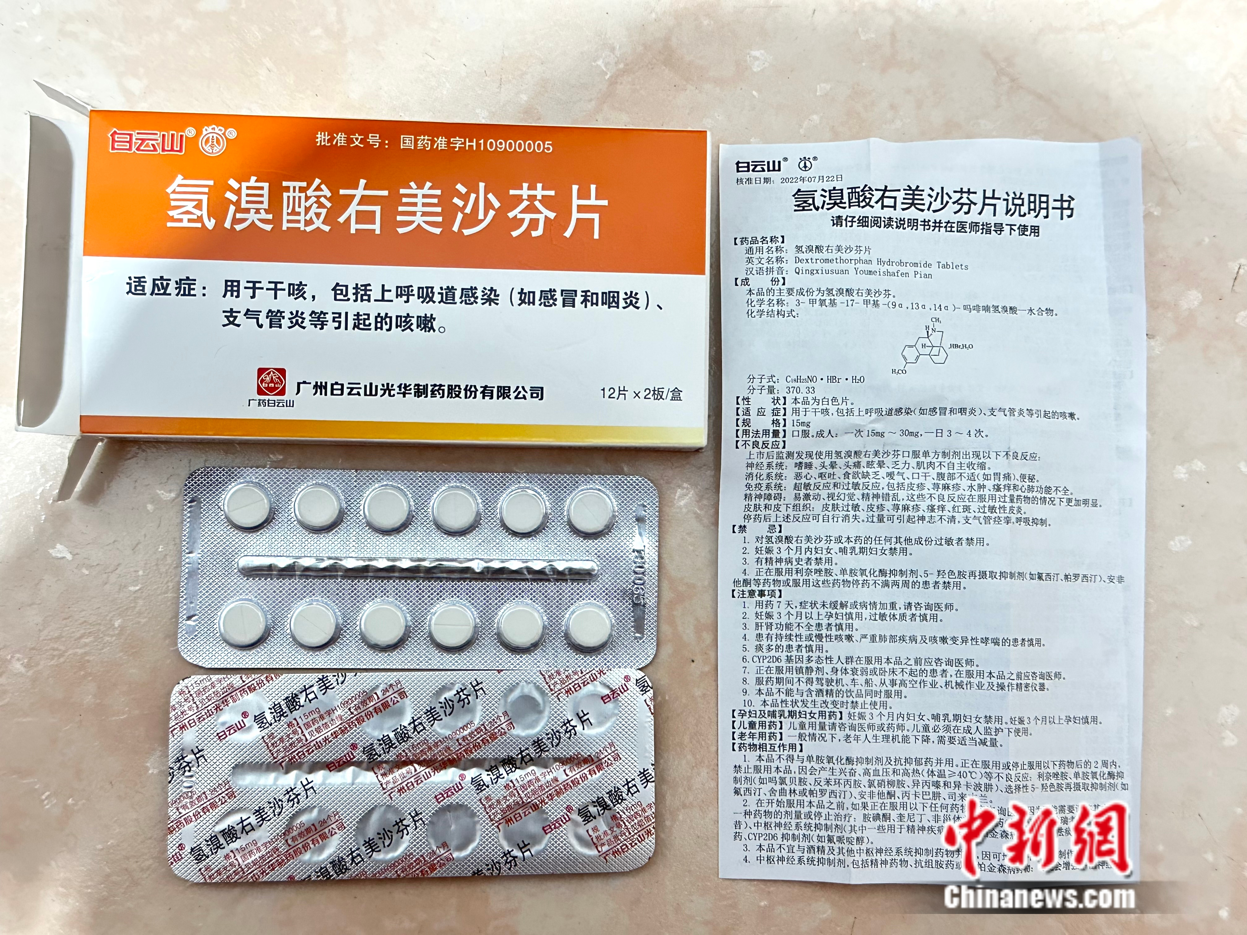 右美沙芬。受訪者供圖