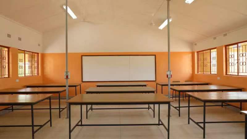 寬敞明亮的教室。主辦方供圖