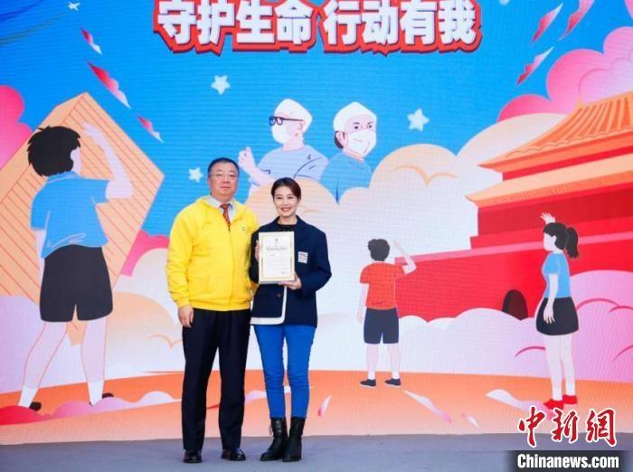 演員周海媚受邀參與公益活動(dòng)?！」鶆P敏 攝