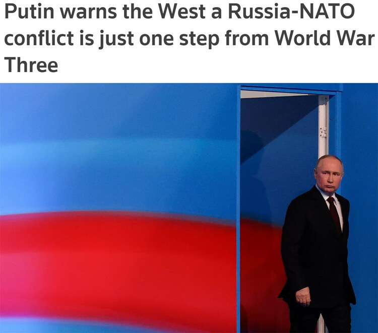 普京重申“紅線”:沒人希望看到這一幕發(fā)生