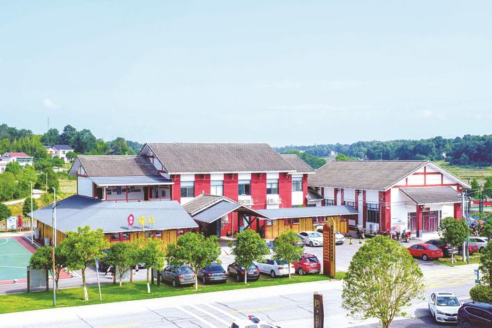 由文化站升級改造而成的“福臨驛站”，可提供度假、研學(xué)、會(huì)議、拓展、愛國主義教育等各類旅游線路，供游客自主選擇。 長沙縣供圖