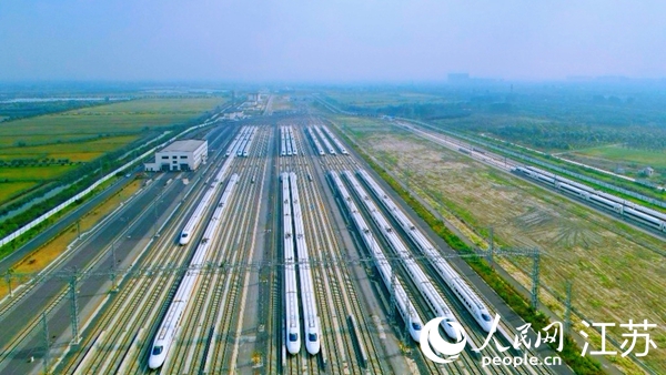南京動車段南通動車所。人民網(wǎng)記者 王繼亮攝