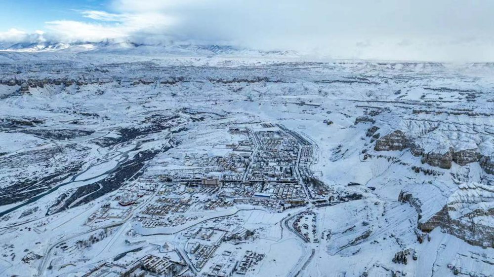 西藏阿里:雪后札達美如畫【4】