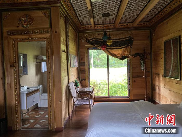 民宿內(nèi)部。彭寧鈴 攝