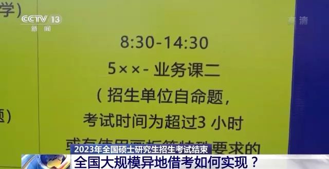 2023年研考結(jié)束 全國(guó)大規(guī)模異地借考如何實(shí)現(xiàn)？