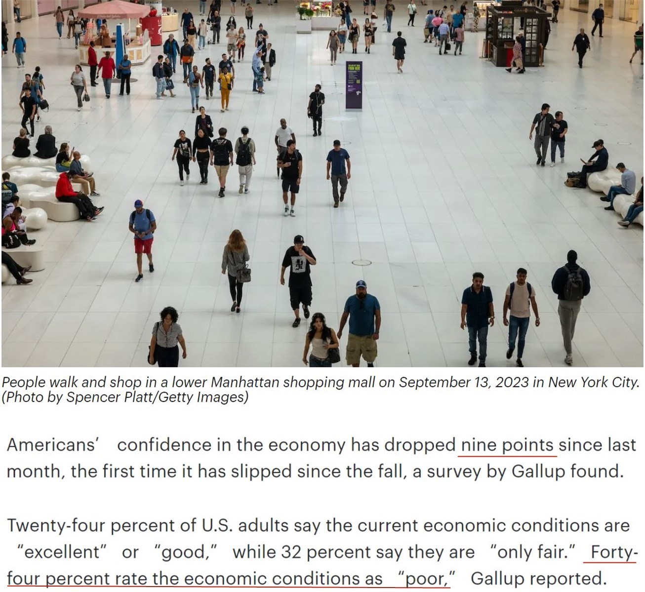 說到美國經濟 超過四成的美國人用了這個詞！