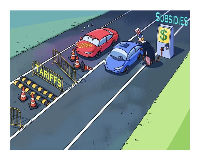 漫畫(huà)作者：馬宏亮（人民網(wǎng)版權(quán)圖片，未經(jīng)授權(quán)請(qǐng)勿轉(zhuǎn)載。）