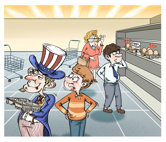 漫畫(huà)作者：譚希光（人民網(wǎng)版權(quán)圖片，未經(jīng)授權(quán)請(qǐng)勿轉(zhuǎn)載。）