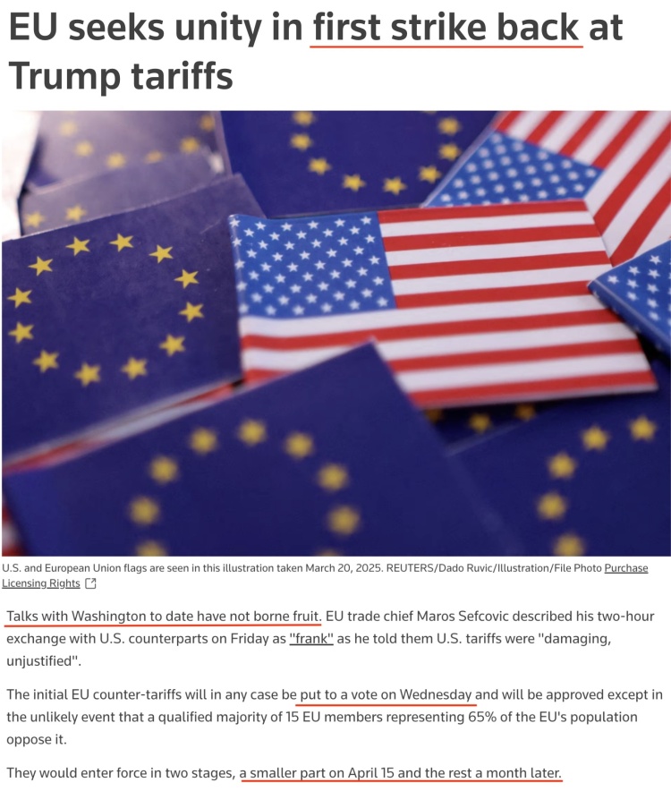 深觀察丨“只要團(tuán)結(jié)，歐盟反制美國的王牌很多”