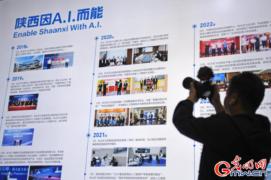 組圖丨AI、網(wǎng)絡(luò)安全、跨境電商……數(shù)字經(jīng)濟(jì)如此 “陜”耀