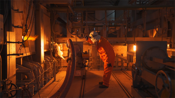 浮法玻璃生產(chǎn)線。受訪者供圖