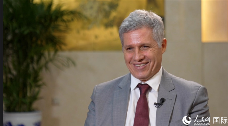 巴西農村發(fā)展部部長特謝拉。 人民網記者 張榮攝