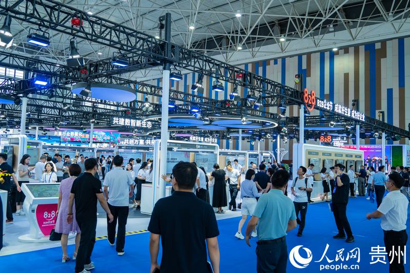 2、2024數(shù)博會共吸引400余家展商參展。人民網(wǎng) 陽茜攝.jpg