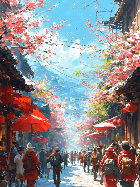 【巳巳如意萬象新】漫評丨紅紅火火中國年，照見新年新圖景