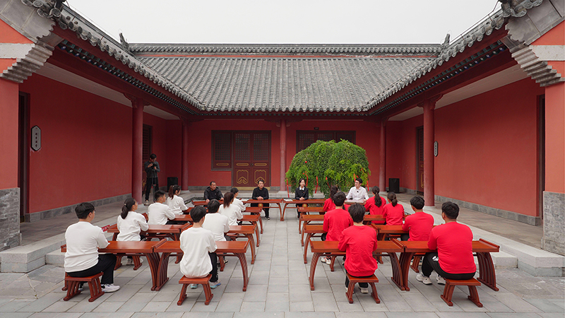 “一塊豆腐話清廉”思政課。滁州市委網(wǎng)信辦供圖