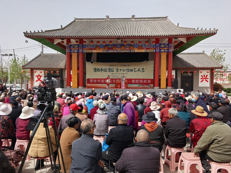 “一元?jiǎng)?chǎng)”下鄉(xiāng)演出現(xiàn)場(chǎng)（資料圖）。代九奎攝