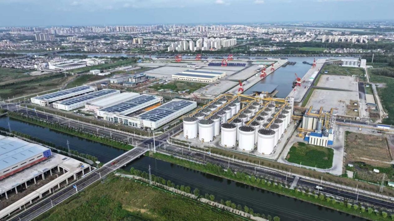 航拍黃碼港產(chǎn)業(yè)園。蔣童攝