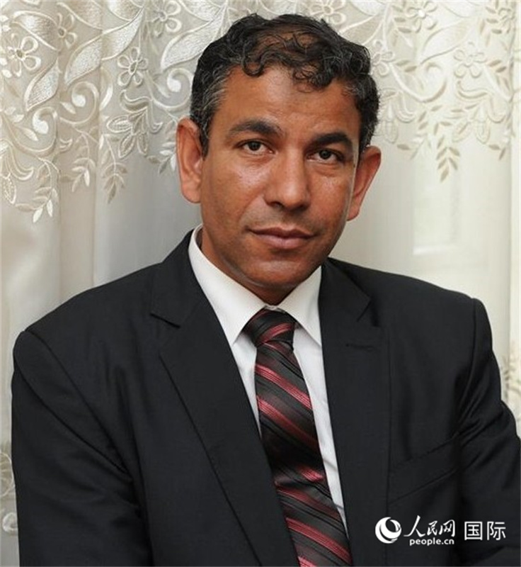 埃及著名中國(guó)和亞洲問(wèn)題專家德拉比克。人民網(wǎng)記者 黃培昭攝