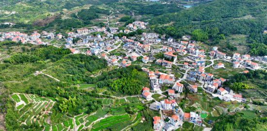 軍營村俯瞰。人民網(wǎng)記者 陳博 攝