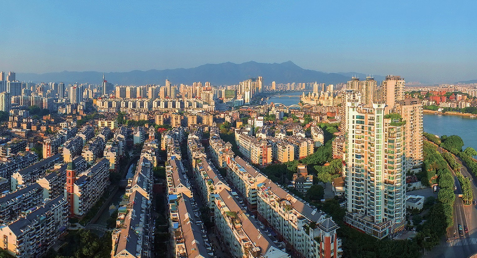 2018年，福州市臺江區(qū)蒼霞新城，高樓拔地而起，舊貌換新顏。