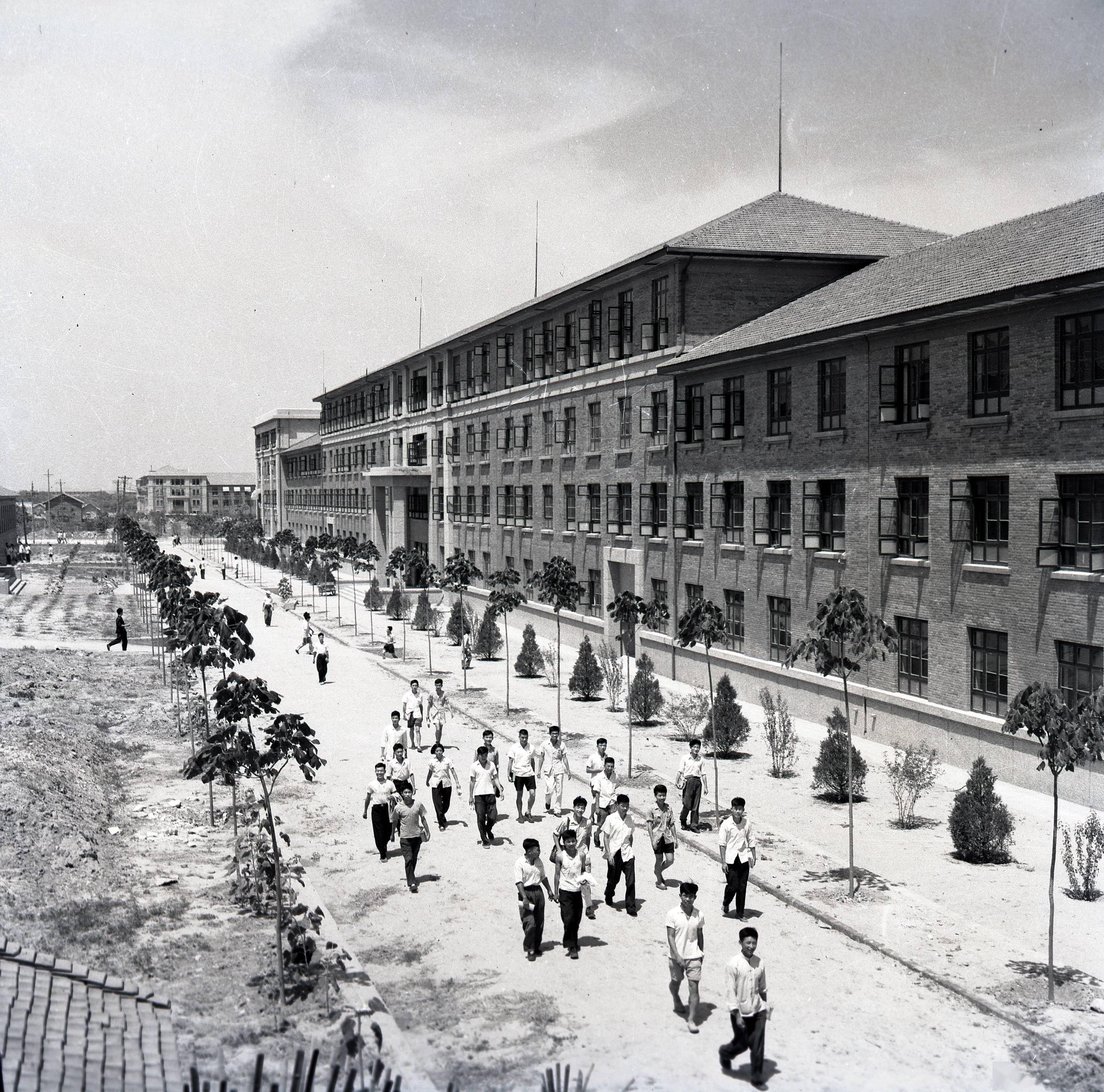 1959年拍攝的西遷后的交通大學校園一景（資料照片）。