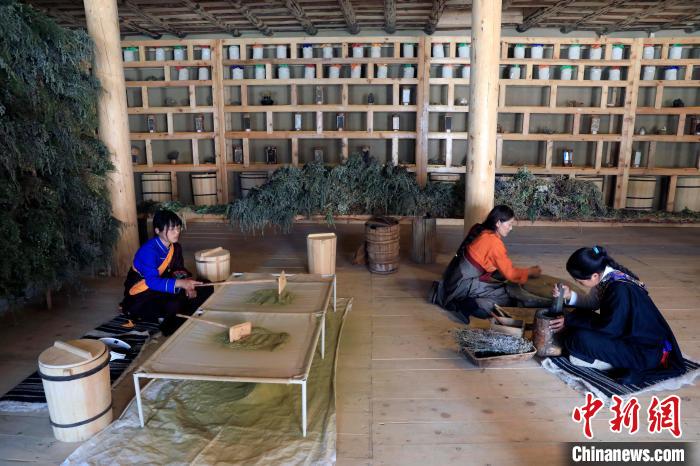 工坊一角。　王磊 攝