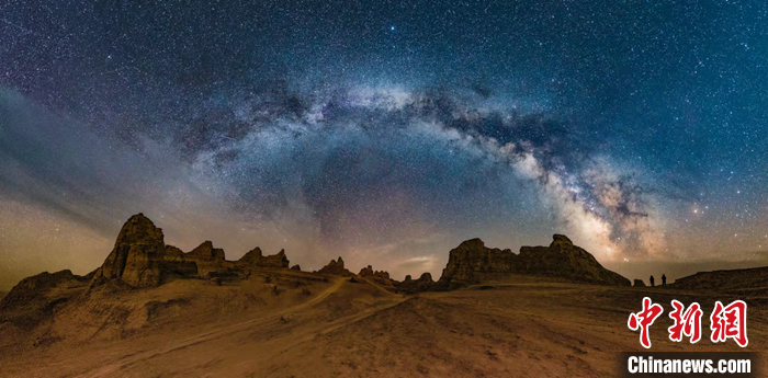 資料圖為青海省海西州冷湖俄博梁星空。 <a target='_blank' href='/'><p  align=