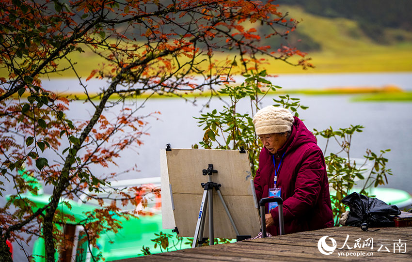 秋日普達(dá)措。格瑪攝