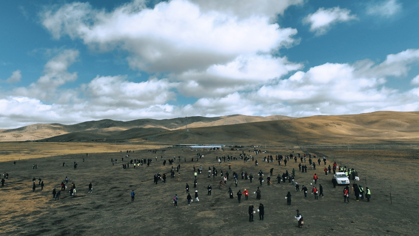 全民動(dòng)員，保護(hù)黃河。阿壩州委宣傳部供圖