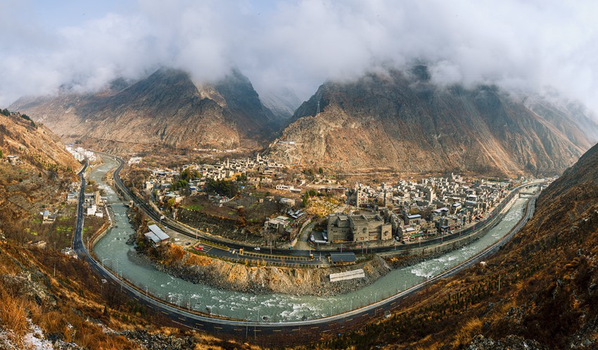 四川省阿壩州理縣桃坪村。四川省文旅廳供圖