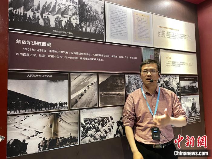 張慶沖在講解。彭寧鈴 攝