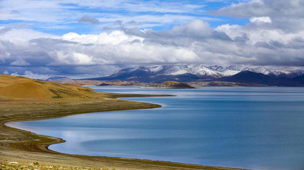 壯麗湖泊。金阿次仁攝