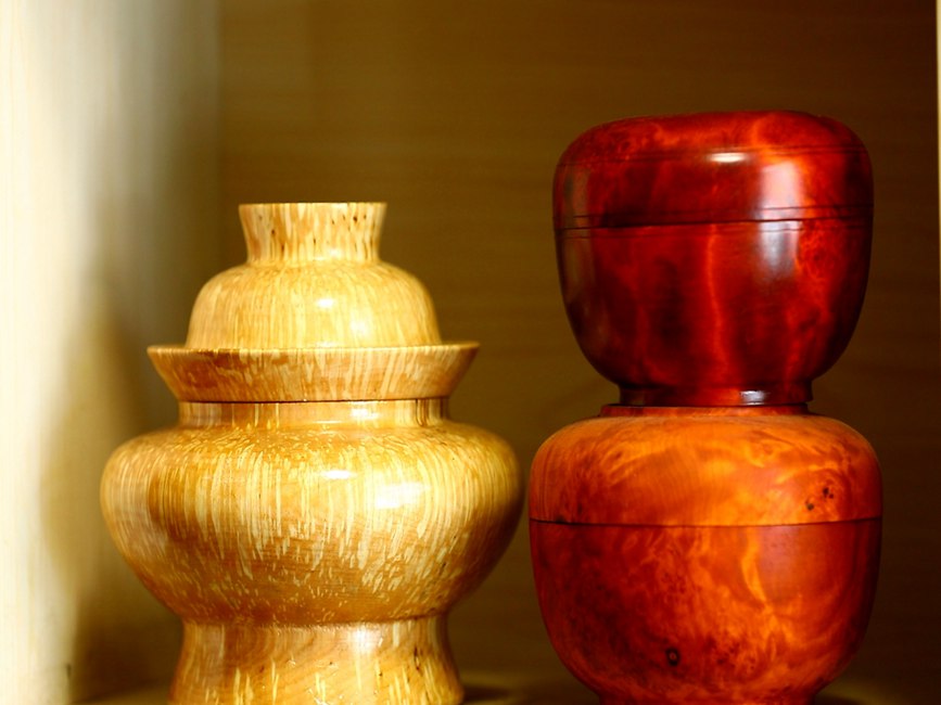 藏地木碗成品。