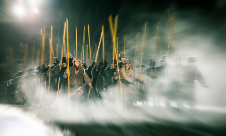 演出現(xiàn)場(chǎng)。蕭文松子攝