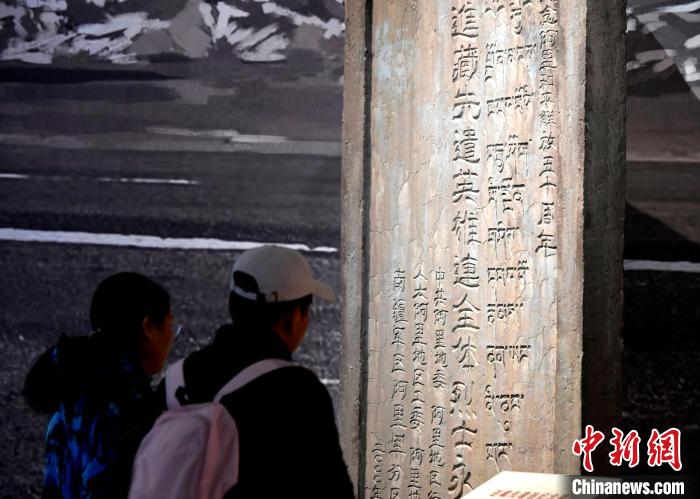 圖為5月18日，觀眾正在欣賞展覽。　李林 攝